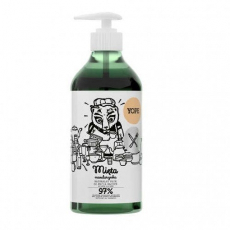 YOPE Naturalny płyn do mycia naczyń MIĘTA, MANDARYNKA 750 ml
